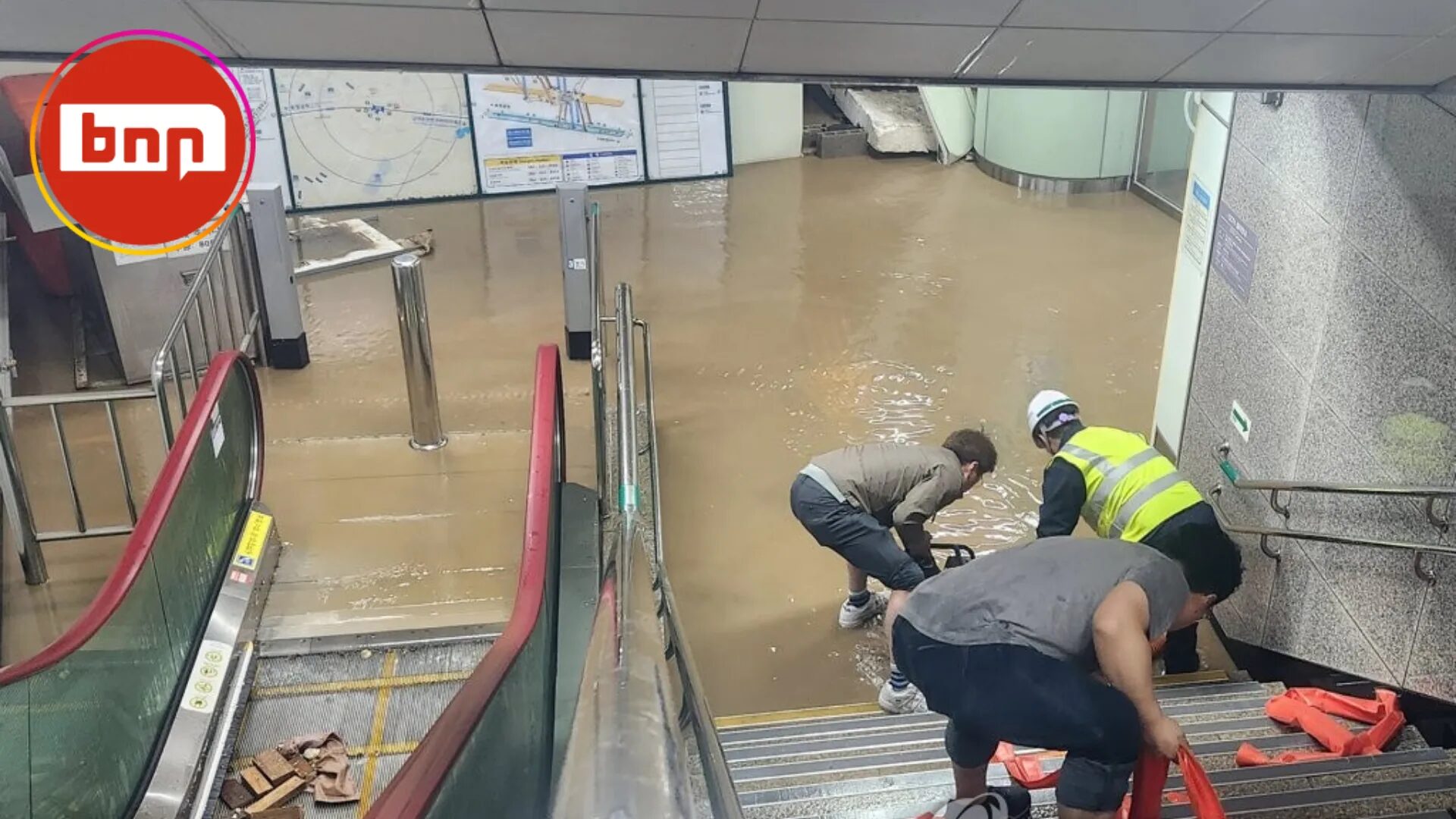 This photo taken Friday, shows Airport Station