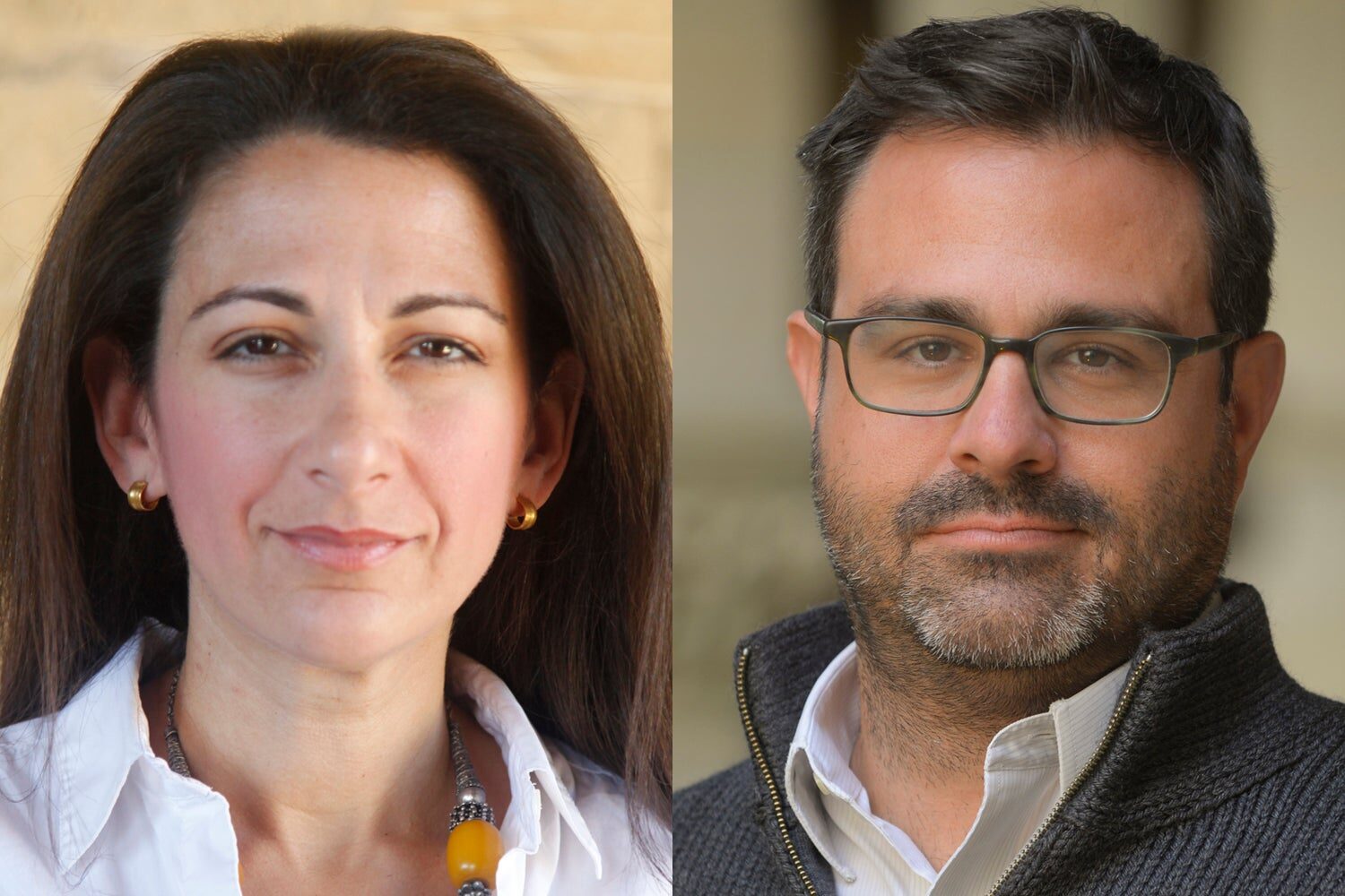 Click to enlarge Janine Zacharia and Andrew James Grotto