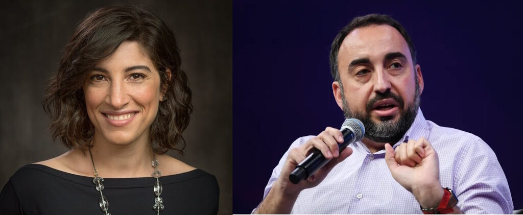 Click to enlarge Renee DiResta and Alex Stamos