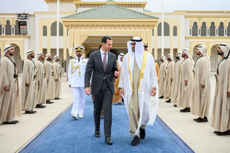 Sheikh Mohammed bin Zayed bashir al assad syria UAE