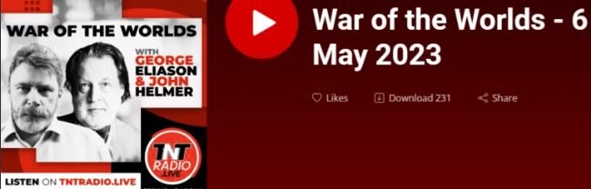Click to enlarge War of the Worlds - 6 May 2023