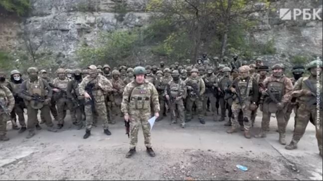 Click to enlarge Wagner units from Artemovsk