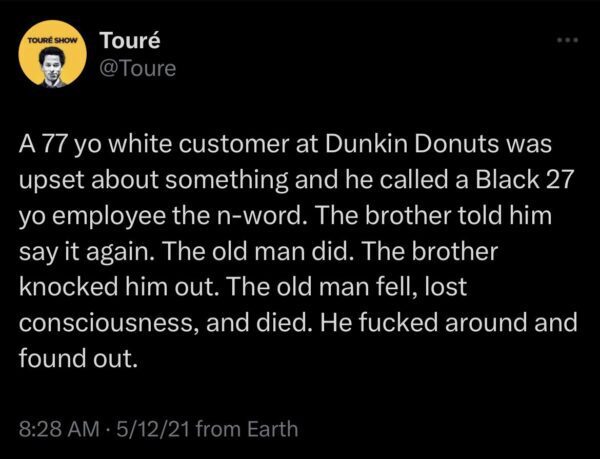 black on white murder