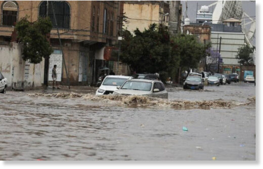 Click to enlarge Torrential rain and flooding has killed at least 24 people in Yemen since the beginning of May.