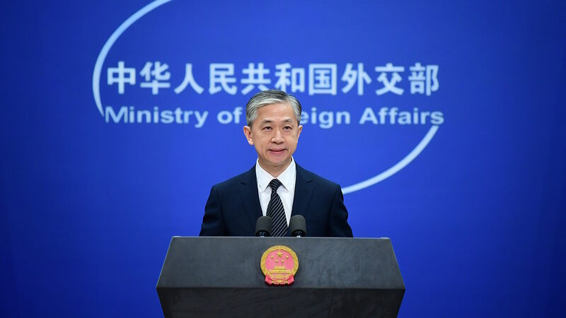 Chinese Foreign Ministry spokesman Wang Wenbin