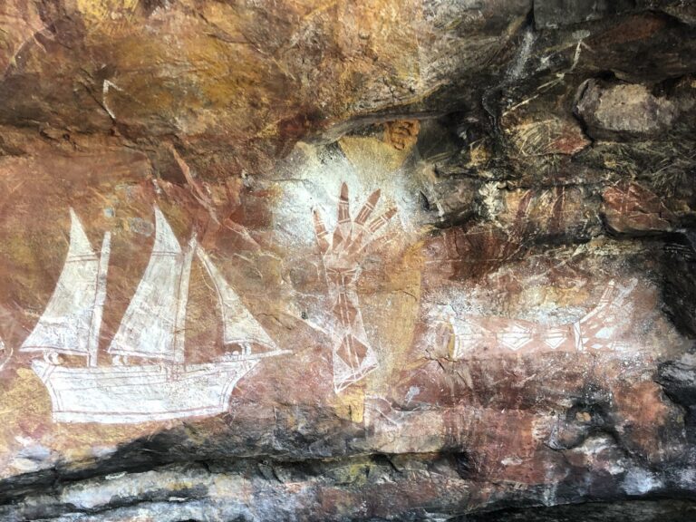 Indigenous rock art in the region.