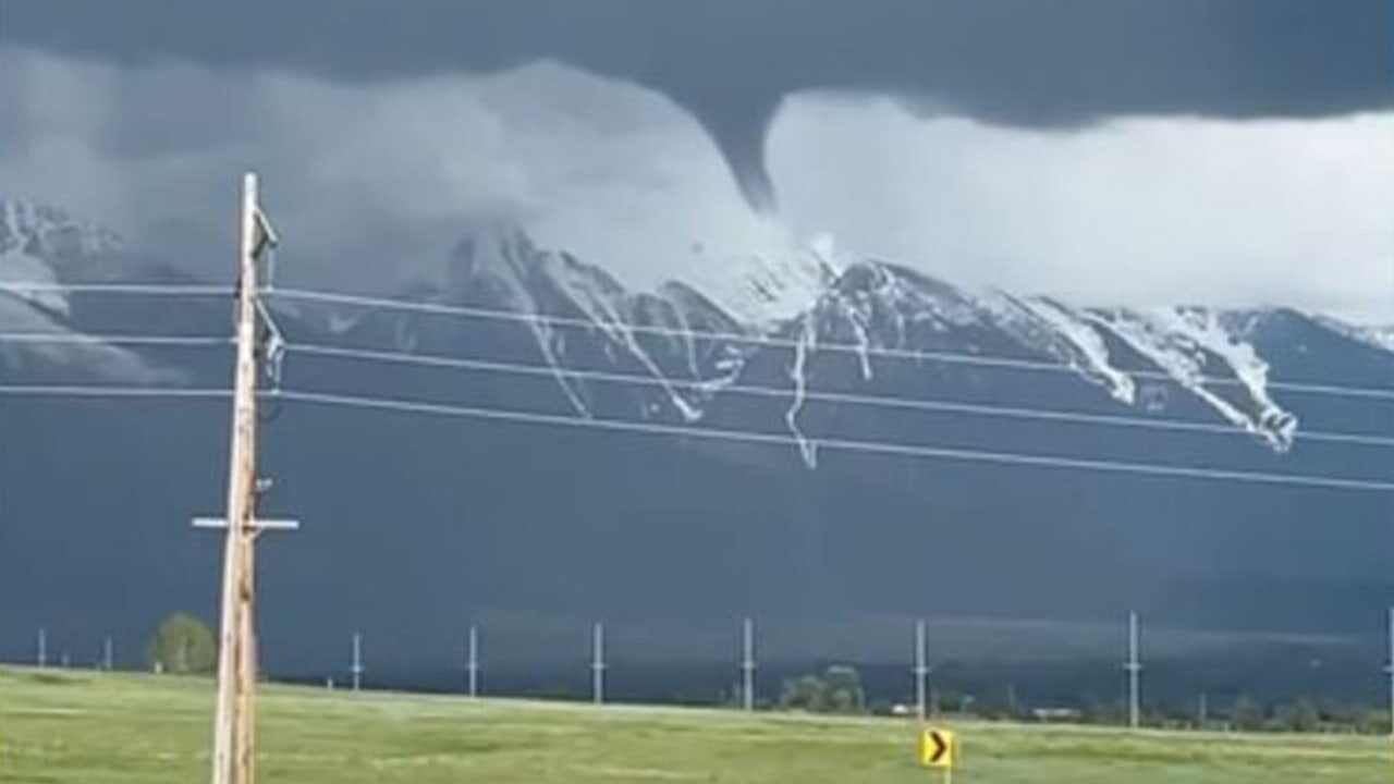 Funnel cloud in Montana.