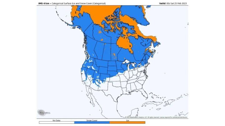 above-average snowfall