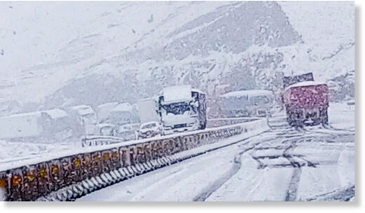 Click to enlarge Snow, rain, fog and low temperatures prevail in Cochabamba, Oruro, La Paz and Potosí