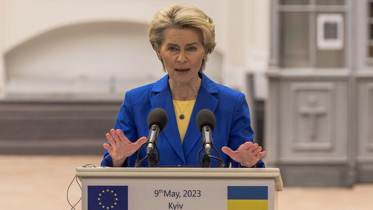 Click to enlarge President of the European Commission Ursula von der Leyen