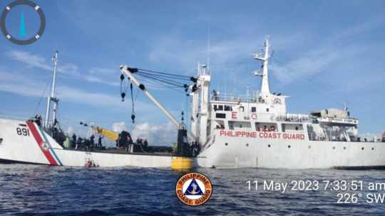 Philippine Coast Guard crew