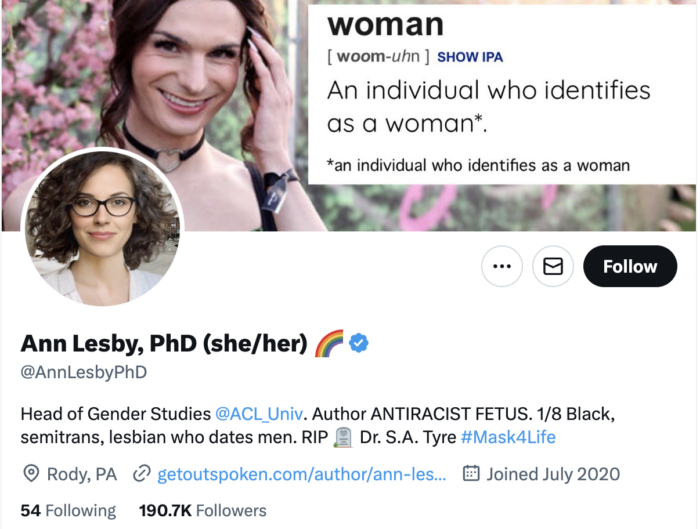 parady twitter ann lesby