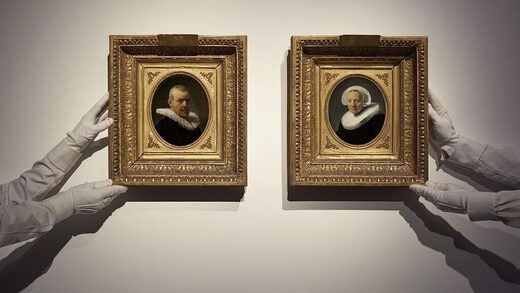 Click to enlarge unknown rembrandt portraits family