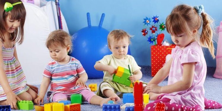 children playing with toys