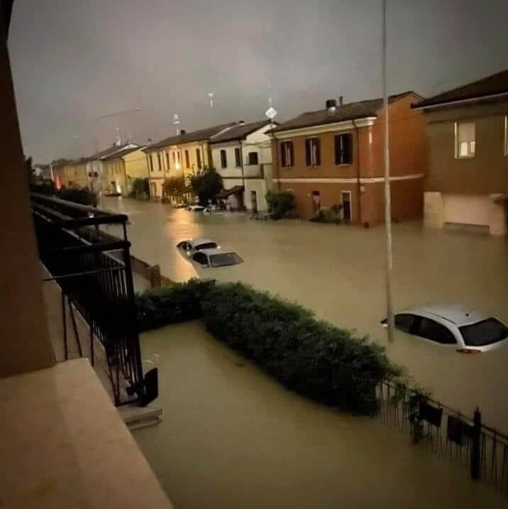 Floods in Emilia-Romagna, Italy, 16 May 2023.