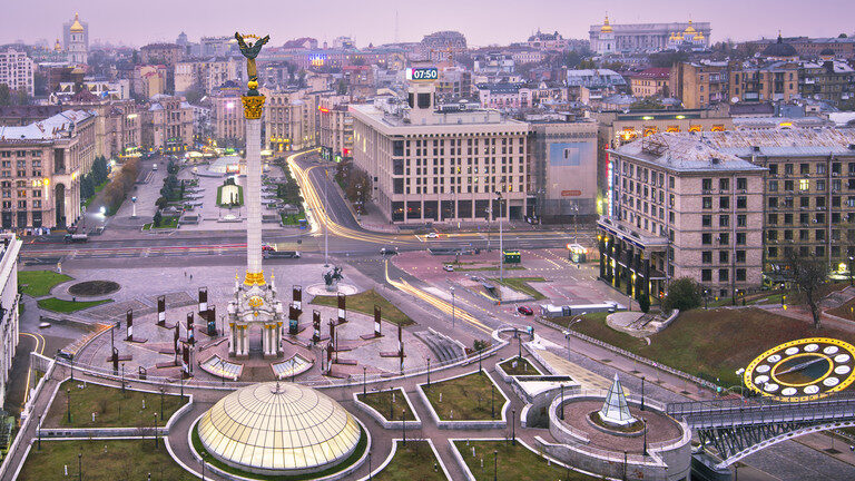 Click to enlarge Independence Square, Kiev, Ukraine
