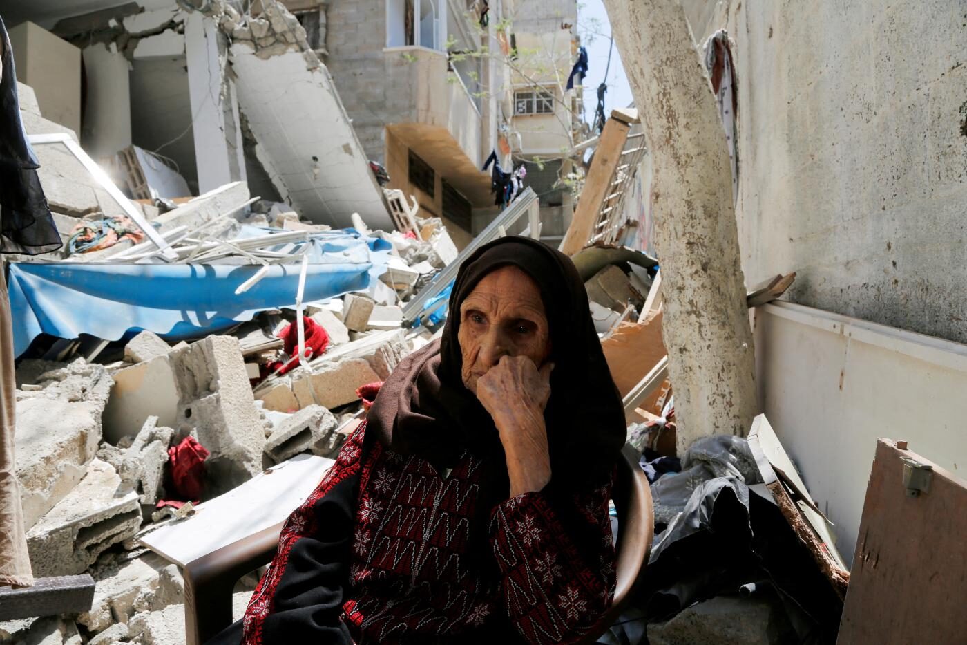 gaza airstrike destroyed house