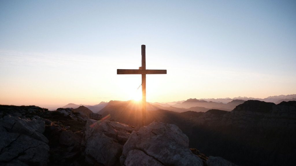 cross on hill