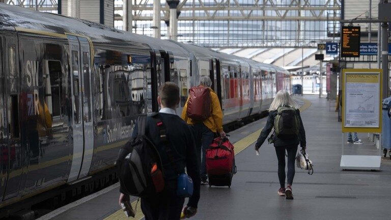 UK train station