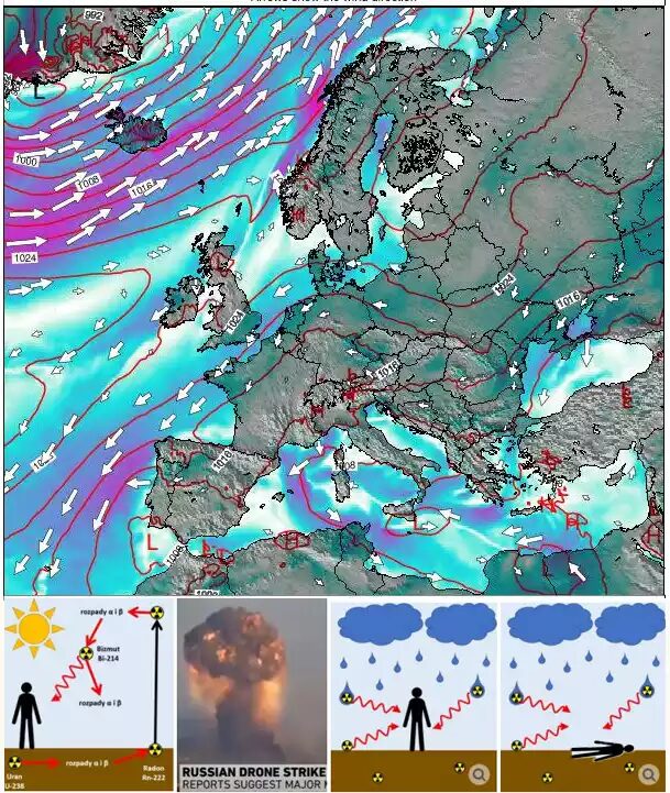 wind map depleted uranium
