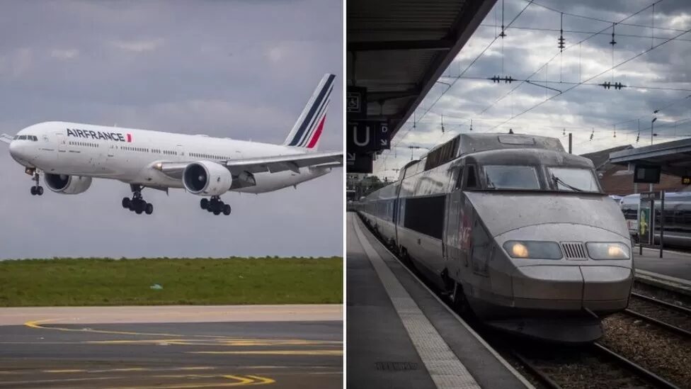 plane train