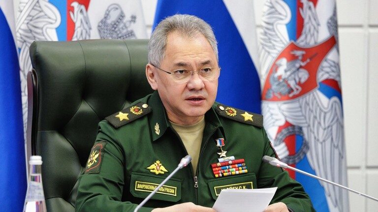 Click to enlarge Russian Defense Minister Sergei Shoigu