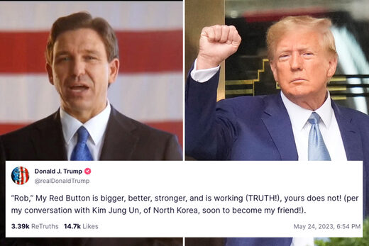 Ron DeSantis, Donald Trump