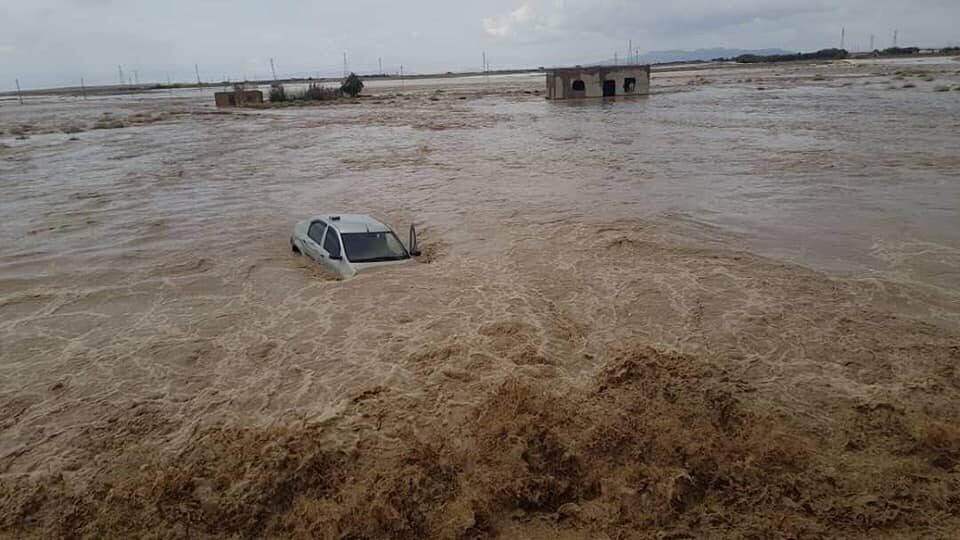 Flood damage in Algeria, May 2023.