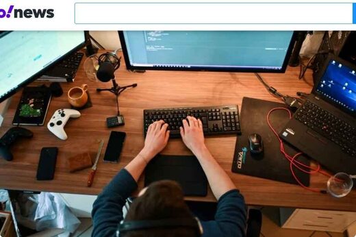 computer coding desk