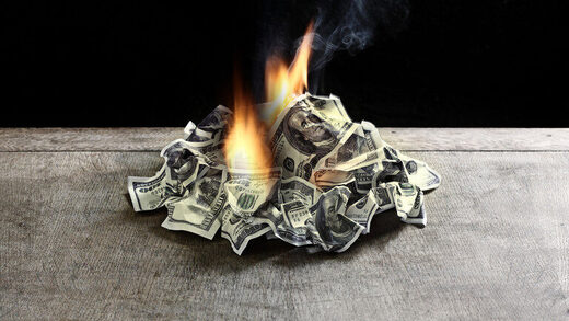 collapsing dollar