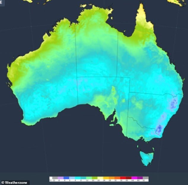 Minimum temperatures as low as to -2.7 degrees were recorded in Queensland, while Bankstown and Penrith each had their coldest May temperature ever, recording 0.7 degrees and 0.6 degrees respectively