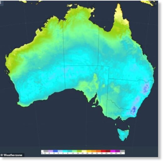Minimum temperatures as low as to -2.7 degrees were recorded in Queensland, while Bankstown and Penrith each had their coldest May temperature ever, recording 0.7 degrees and 0.6 degrees respectively