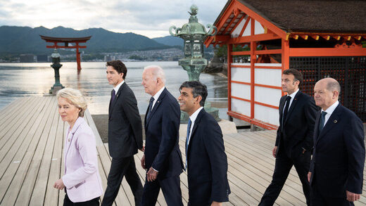 Click to enlarge G7 leaders