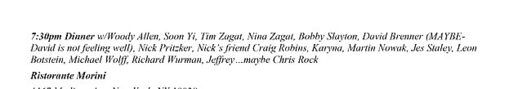epstein date book dinner guests david blaine
