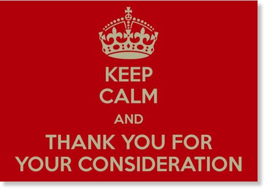 consideration