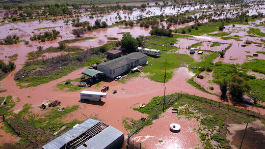 Canadian River flooding forces evacuations in Valle De Oro, Texas after 10 inches of rain in less than 12 hours