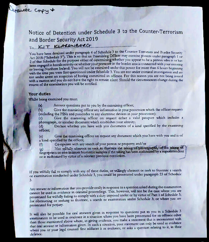 Click to enlarge Notice page