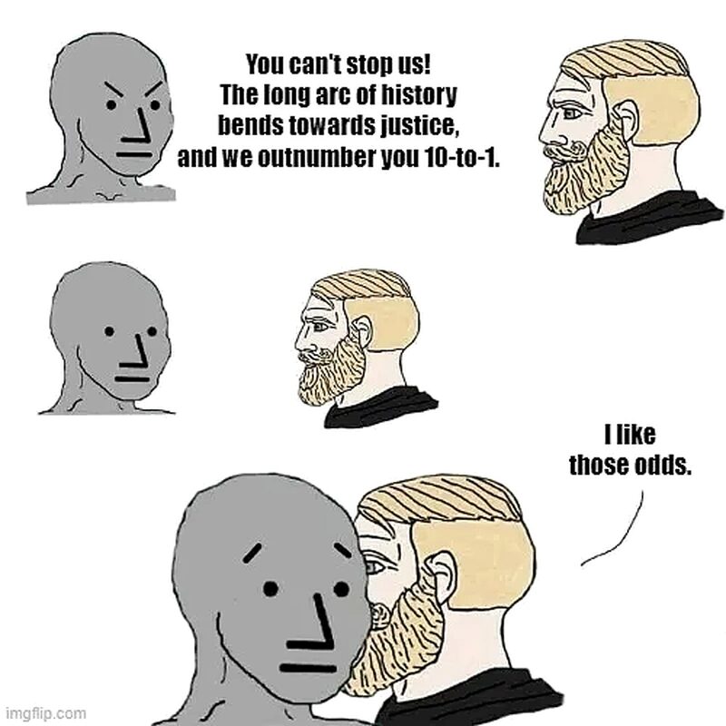 Click to enlarge npc chad history quote hesiod