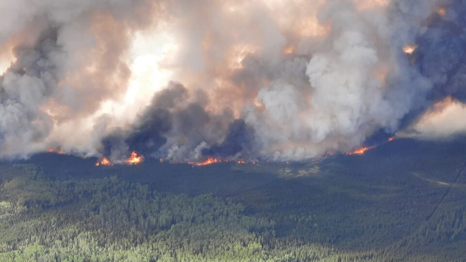 The Donnie Creek wildfire.