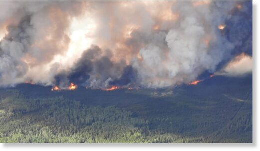 The Donnie Creek wildfire.