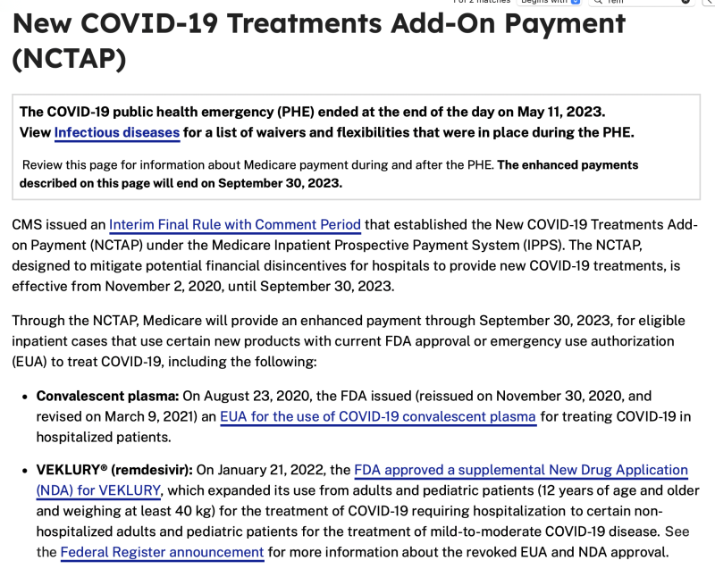 NCTAP covid-19