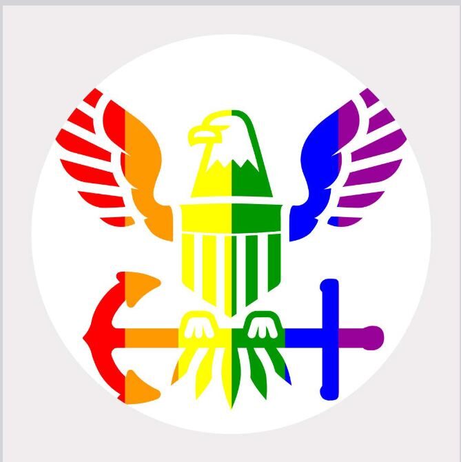 u.s. navy pride month logo