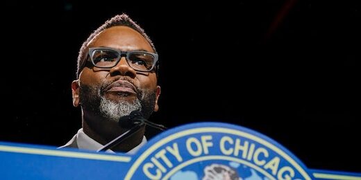 Click to enlarge Brandon Johnson, mayor of Chicago