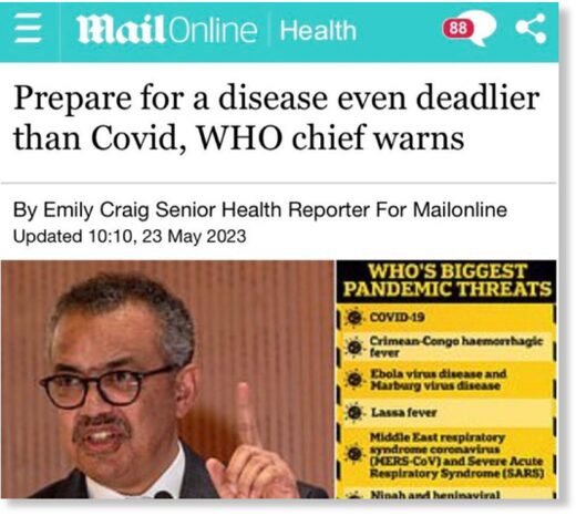 WHO prepare for disease