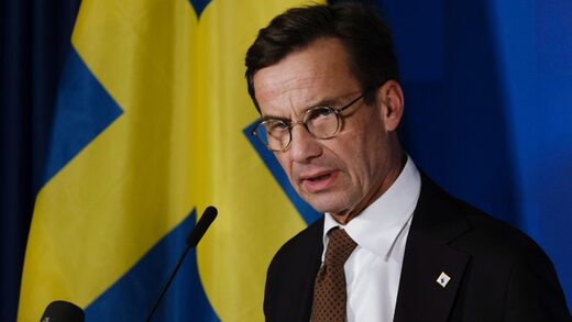 Click to enlarge Swedish Prime Minister Ulf Kristersson