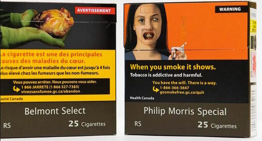Click to enlarge canada tobacco warnings cigarette packages