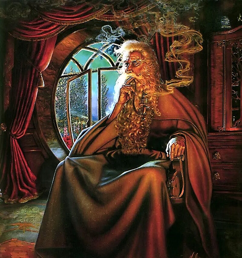 Click to enlarge gandolf wizard smoking
