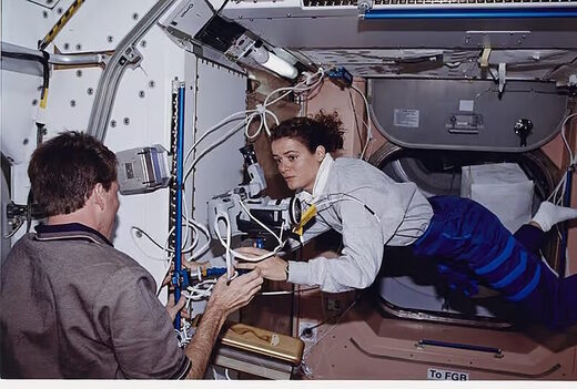 Click to enlarge Kent Rominge Julie Payette astronauts ISS space travel