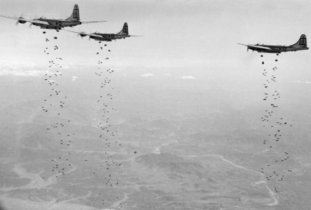 Bomber Planes over Korea