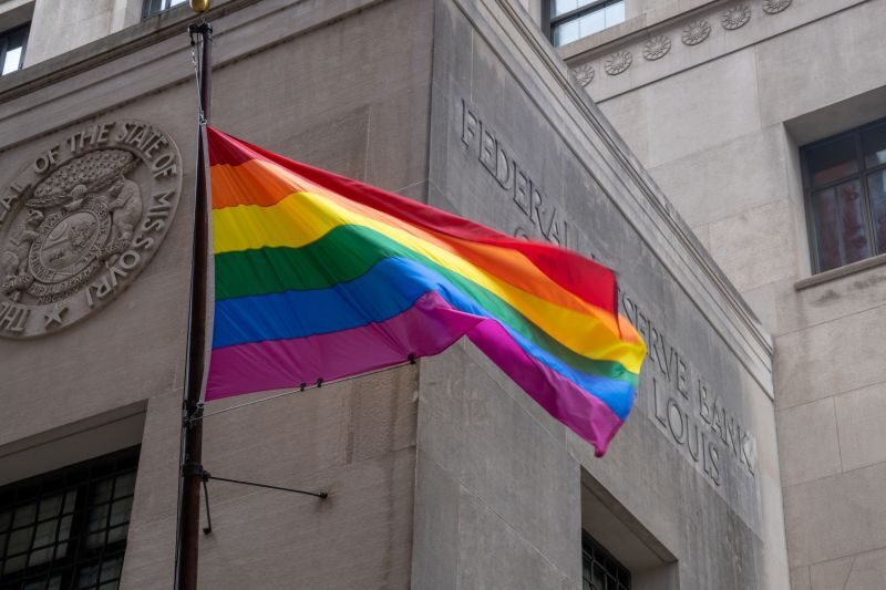 pride flag federal reserve